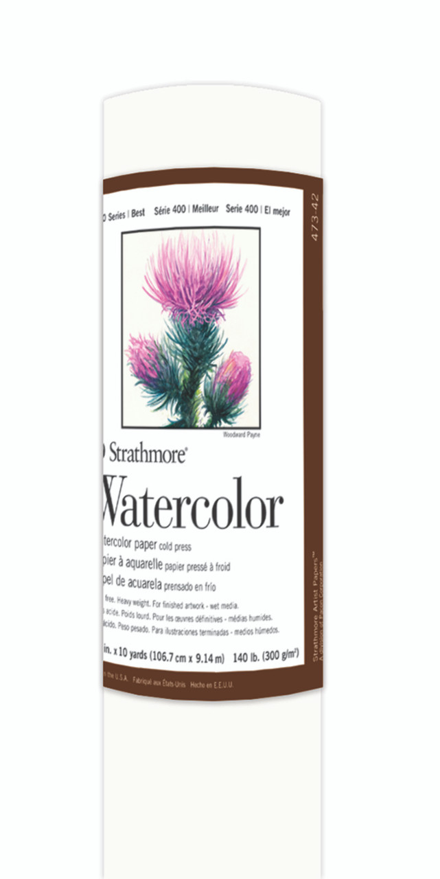 Strathmore Fine Art Paper Roll Series 400 Watercolor Cold Press 42